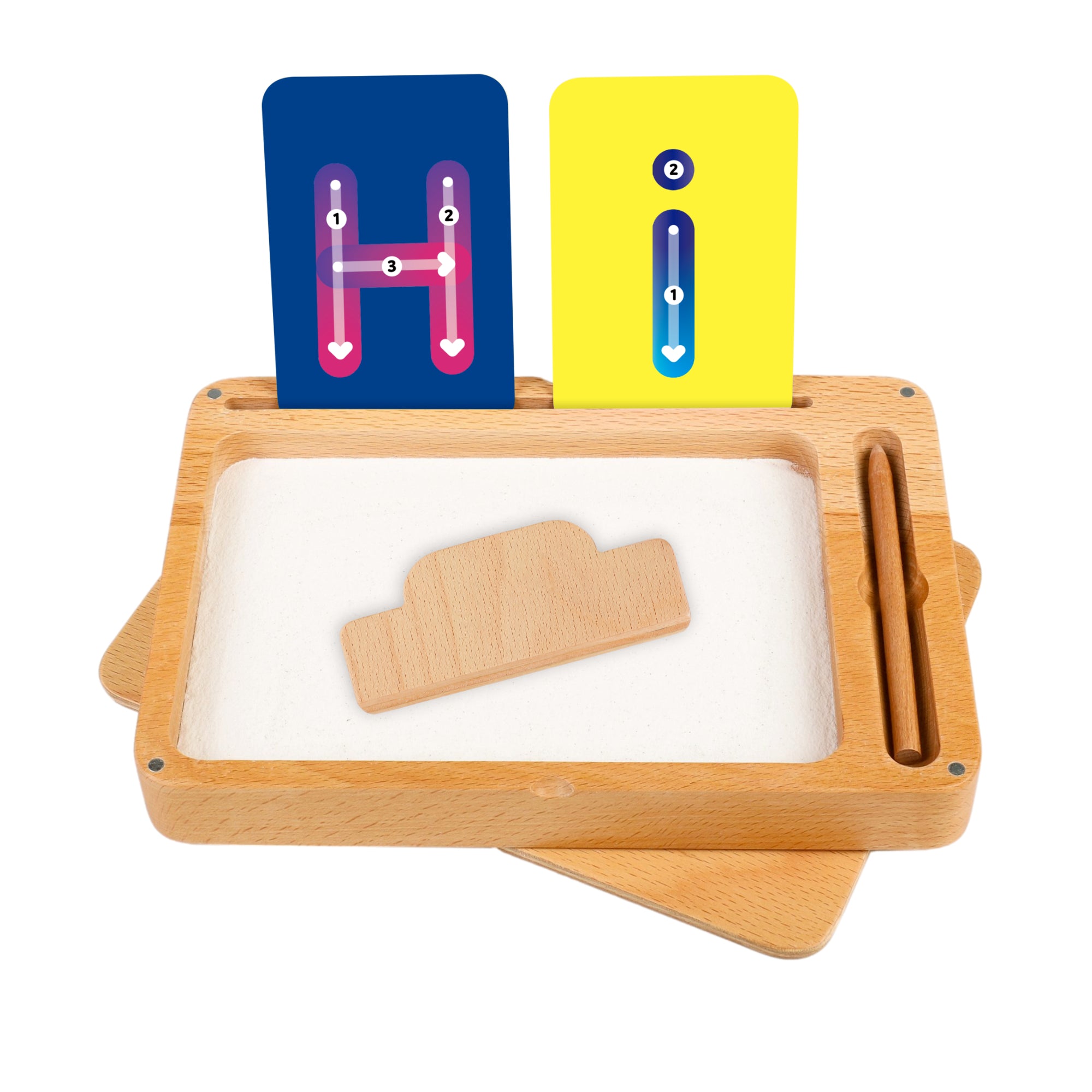 Montessori Tray for Tracing Practice and Preschool Educational