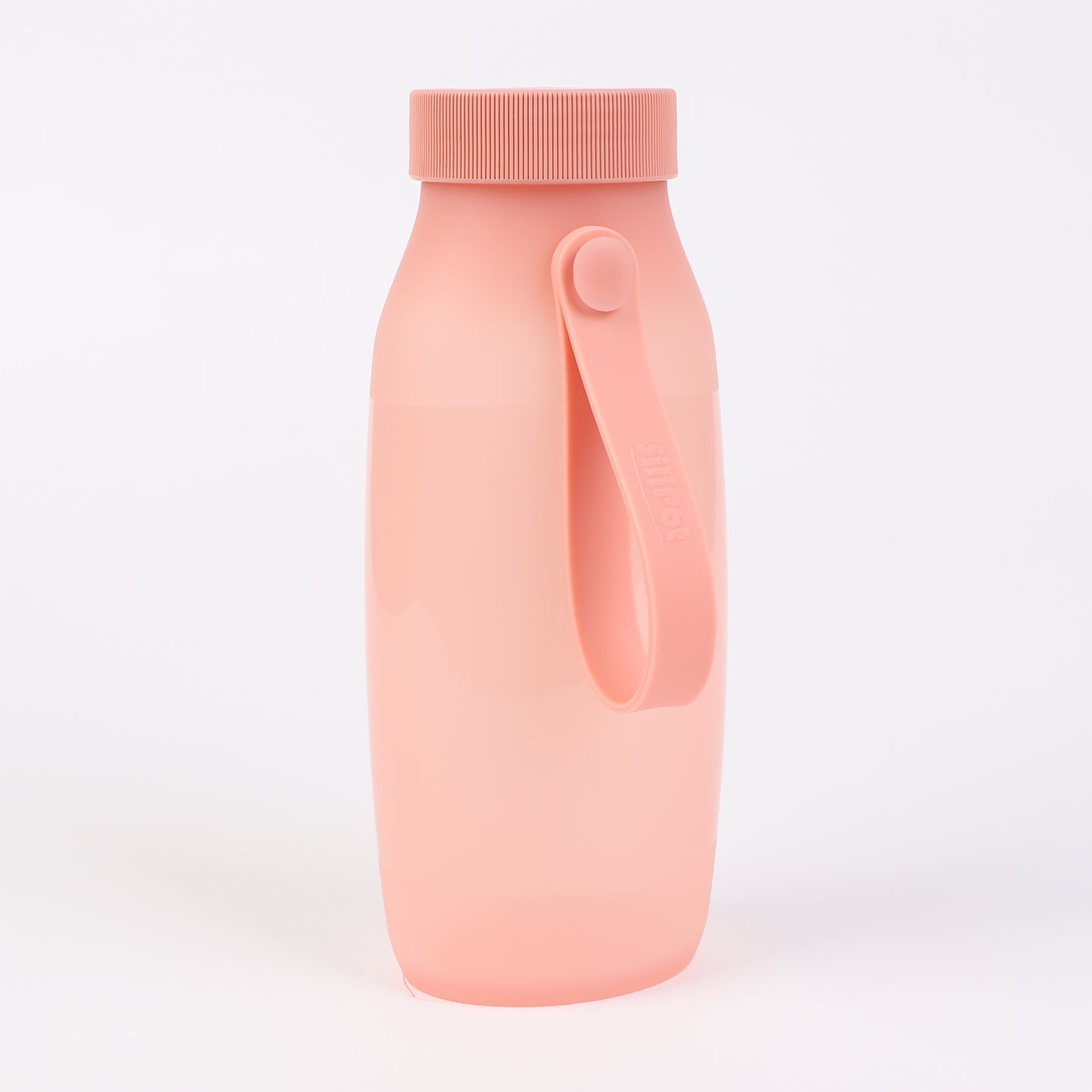 Rose Pink Collapsible Silicone Water Bottle 16.9oz