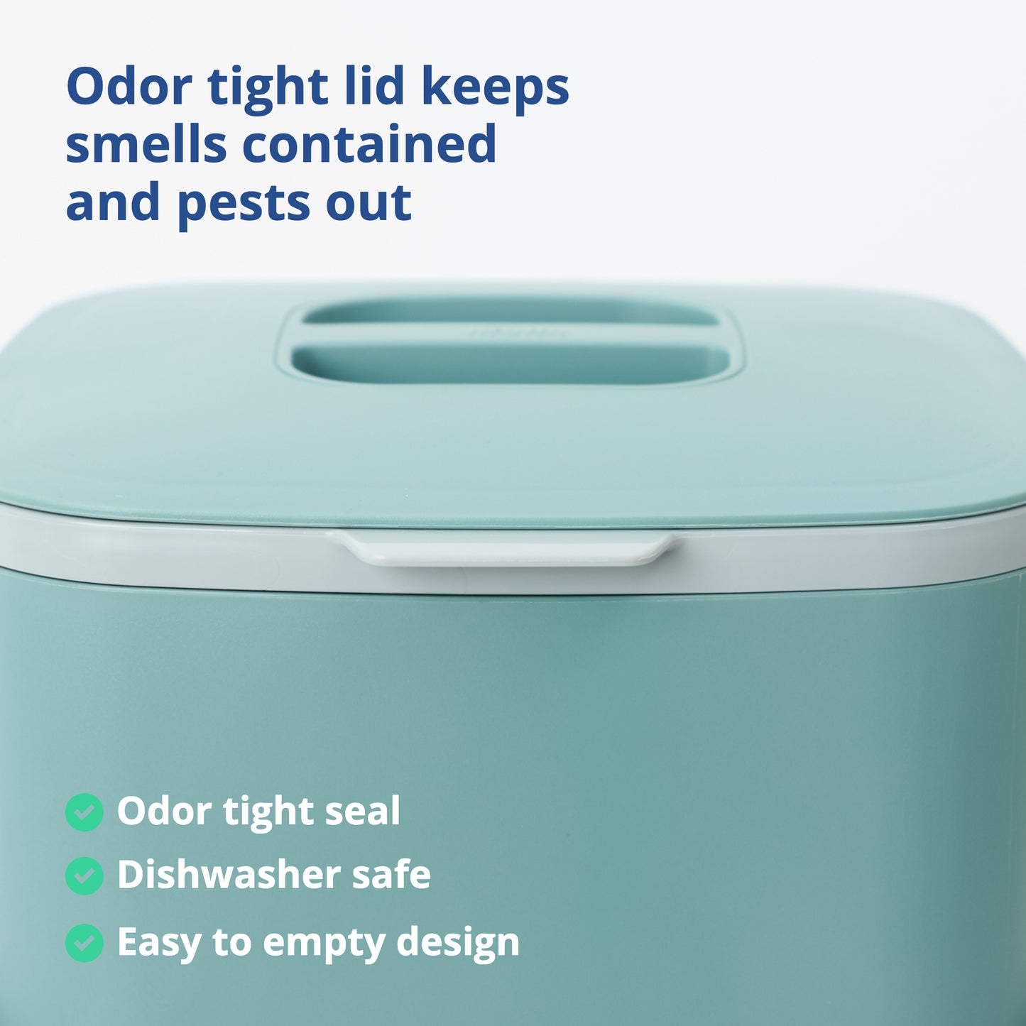 Green Food Waste Bin 5L