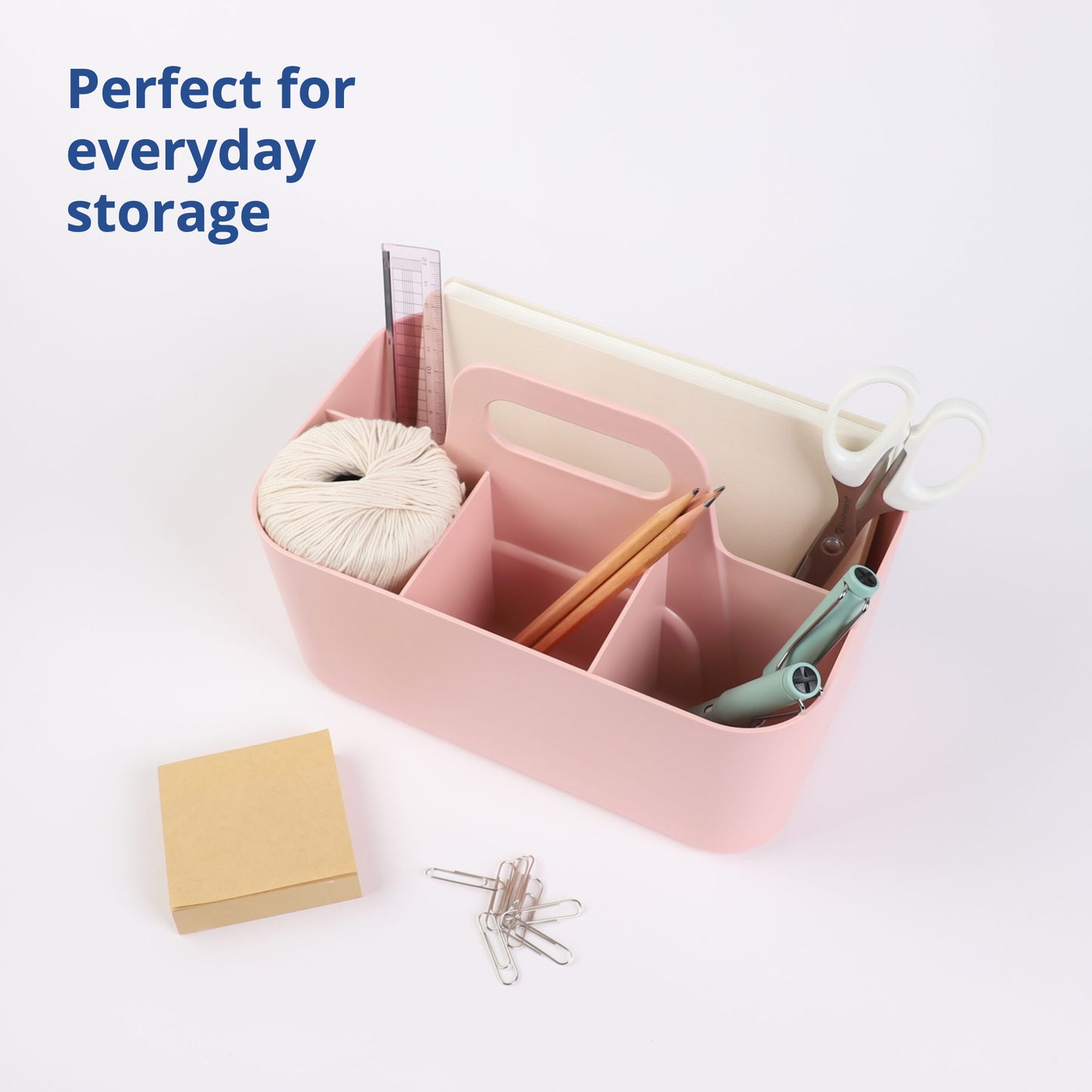 Rectangle Pink Portable Storage Caddy