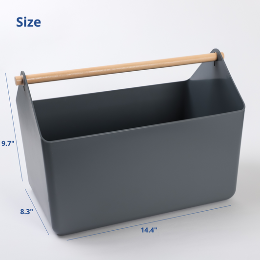 Large 10.5L Grey Storage Basket