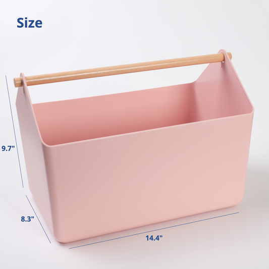 Large 10.5L Pink Storage Basket