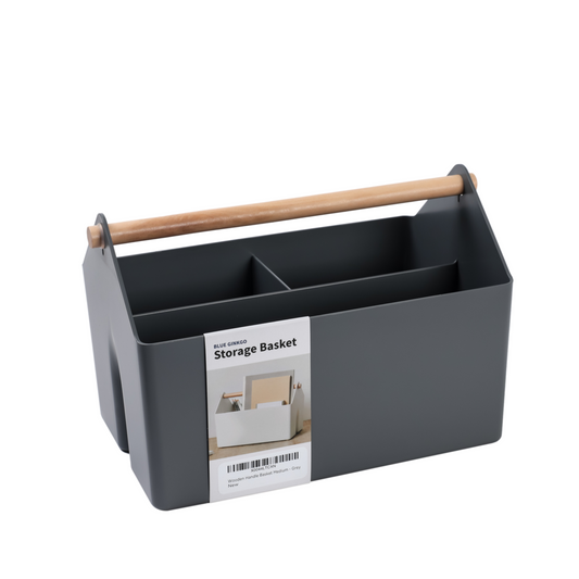 Medium 4.7L Grey Storage Basket