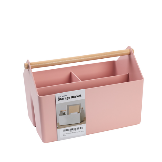 Medium 4.7L Pink Storage Basket