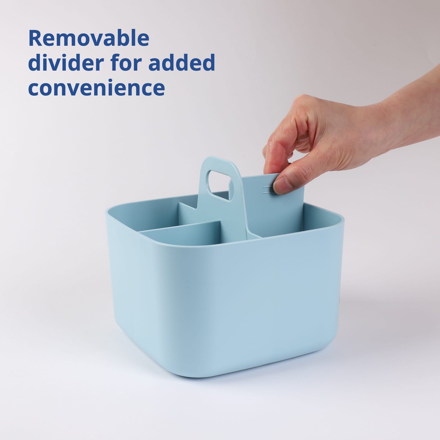 Square Blue Portable Storage Caddy