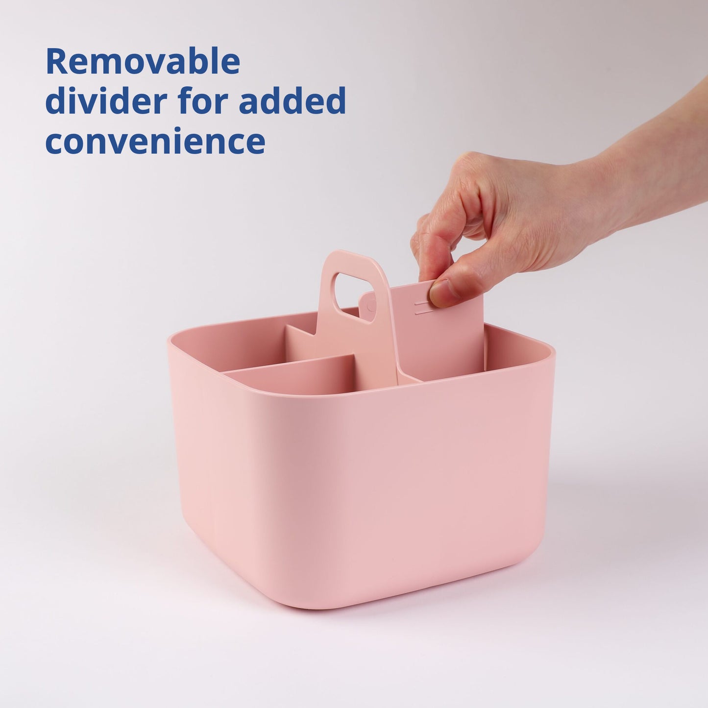 Square Pink Portable Storage Caddy