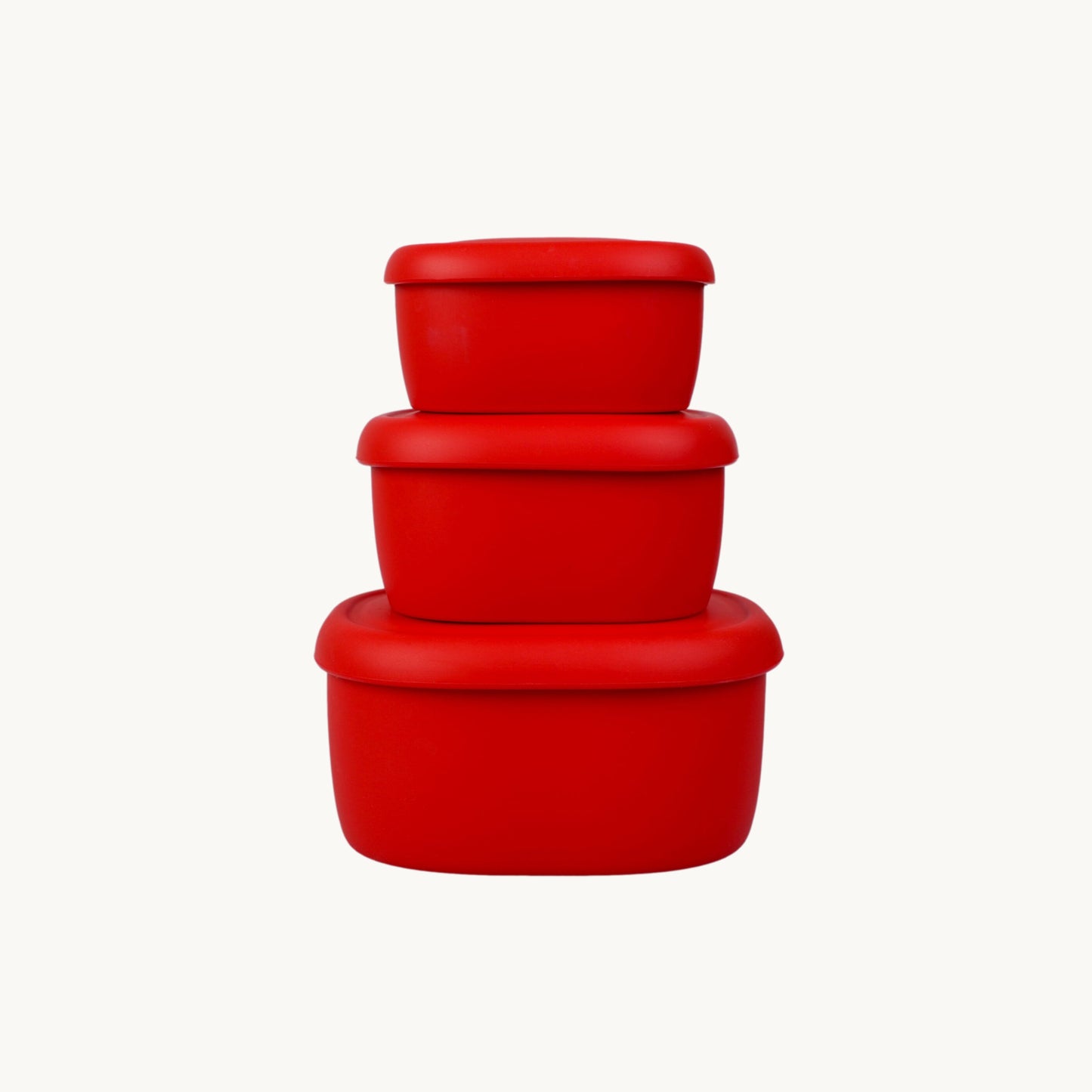 Silicone Food Container 3-piece Set