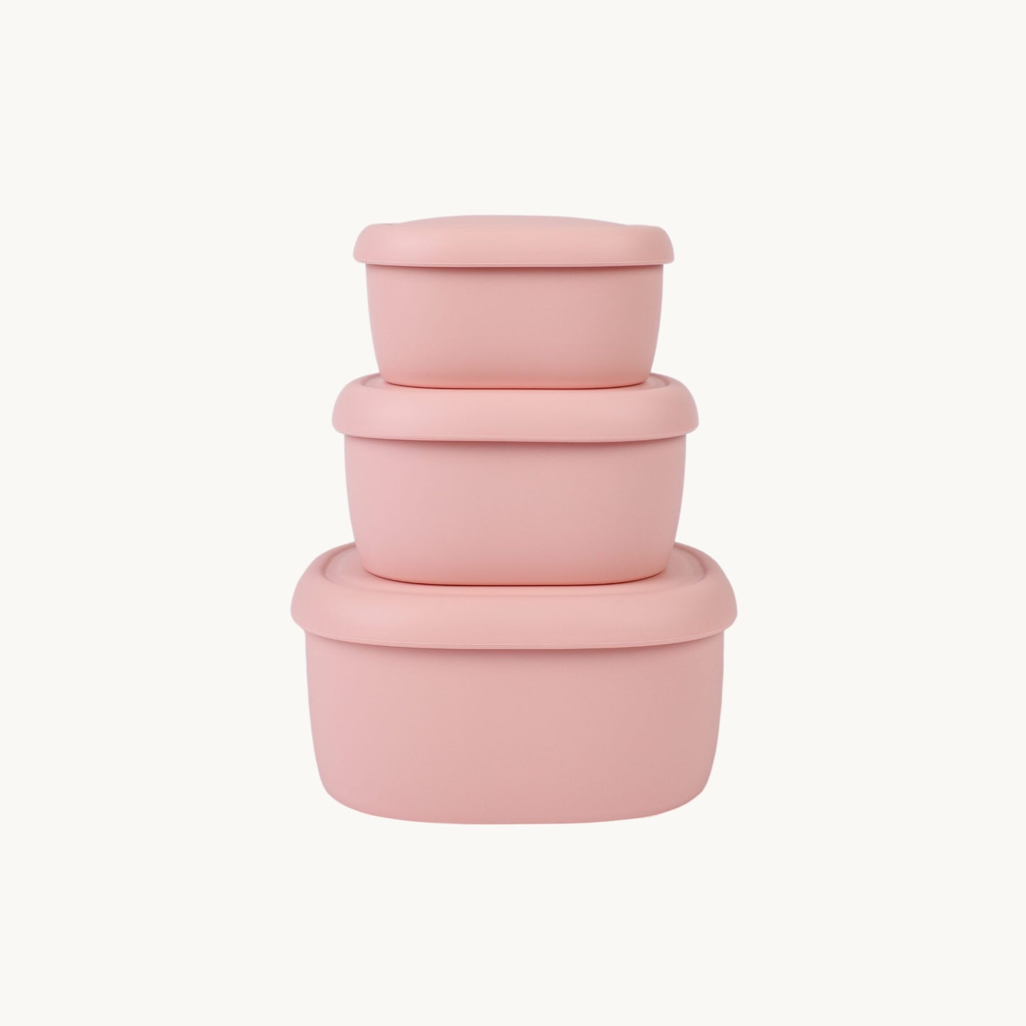 Silicone Food Container 3-piece Set